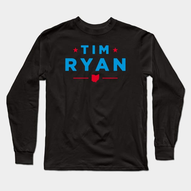 Tim Ryan 2021 Long Sleeve T-Shirt by Mavioso Pattern